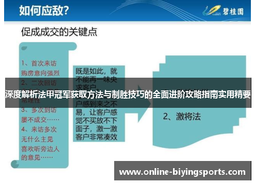 深度解析法甲冠军获取方法与制胜技巧的全面进阶攻略指南实用精要